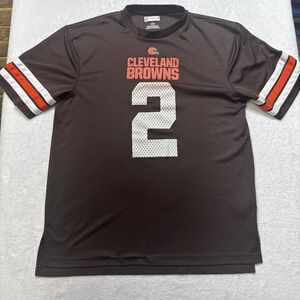Cleveland Browns Johnny Manziel #2 NFL Football Jersey Size Large
